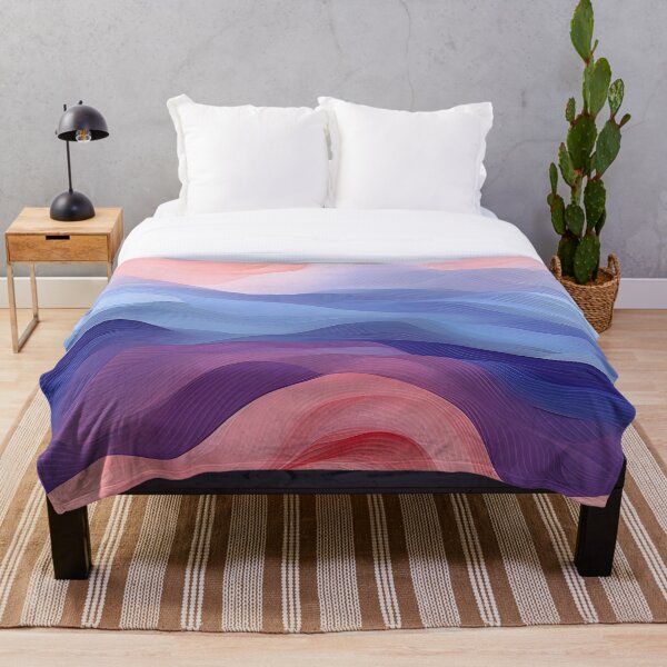 Aperçu de l'œuvre Sunset Silk : Dégradé ondulé de rêves pastel créée et vendue par VectorPlace.