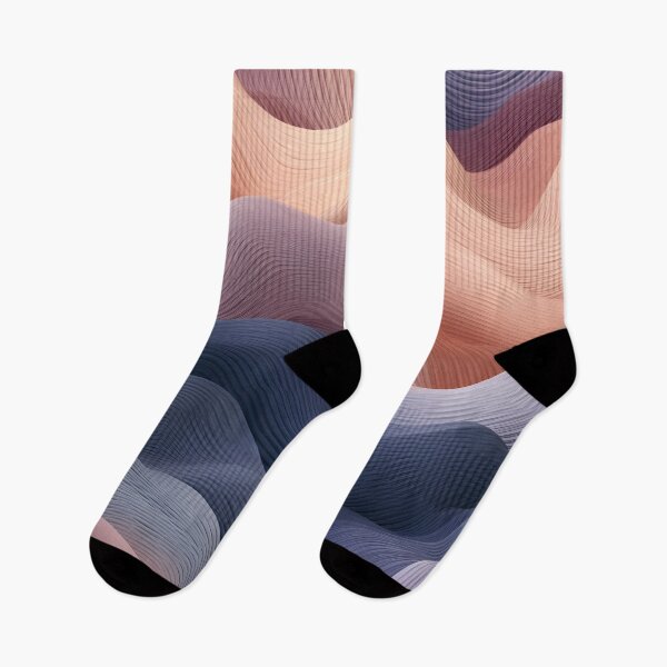 Item preview, Twilight Hues: Layered Landscape of Serene Waves designed and sold by VectorPlace.