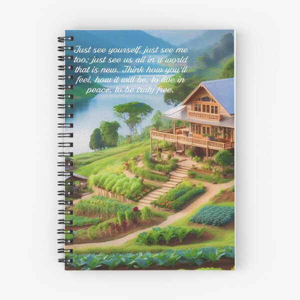 Item preview, See Yourself When All Is New (Design 1) designed and sold by Paper Bee Gift Shop.