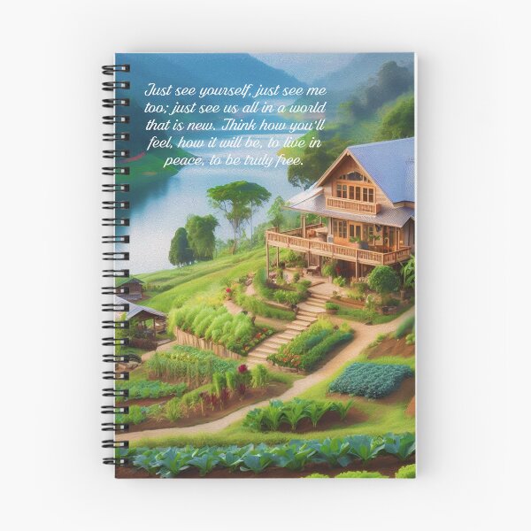 Item preview, See Yourself When All Is New (Design 1) designed and sold by Paper Bee Gift Shop.