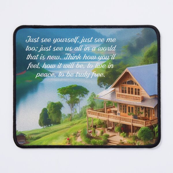 Item preview, See Yourself When All Is New (Design 1) designed and sold by Paper Bee Gift Shop.