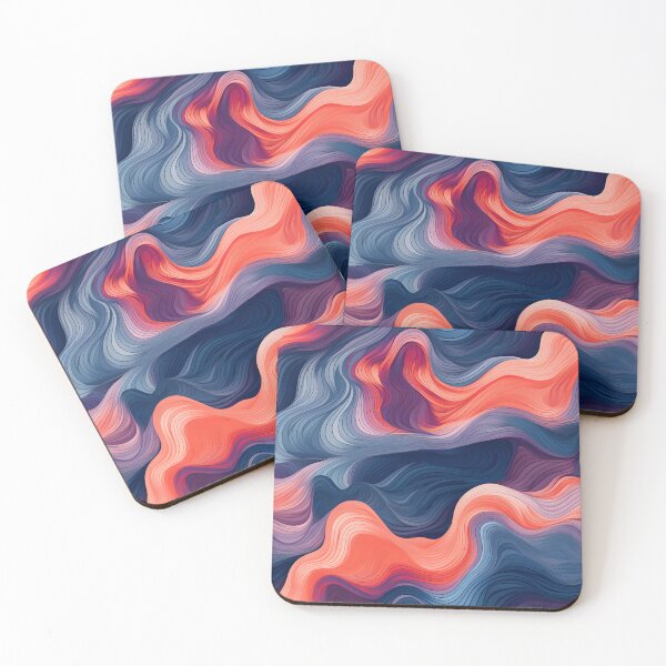Item preview, Vibrant Vortex: The Dance of Warm and Cool Swirls designed and sold by VectorPlace.