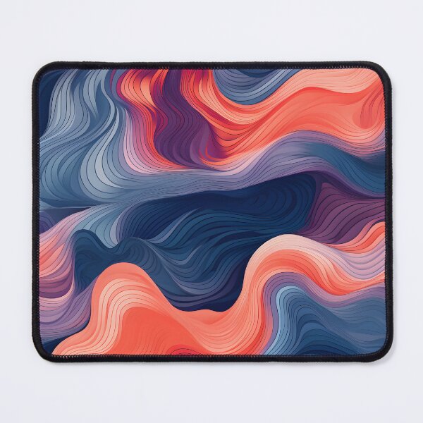 Item preview, Vibrant Vortex: The Dance of Warm and Cool Swirls designed and sold by VectorPlace.