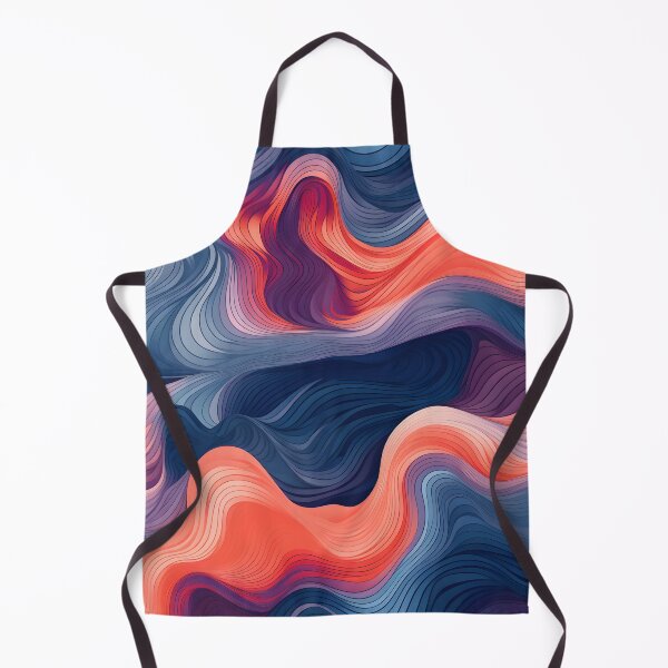 Item preview, Vibrant Vortex: The Dance of Warm and Cool Swirls designed and sold by VectorPlace.