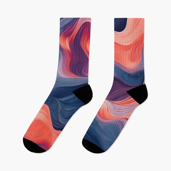Item preview, Vibrant Vortex: The Dance of Warm and Cool Swirls designed and sold by VectorPlace.