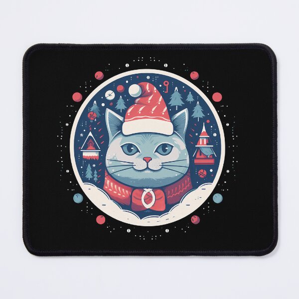 Item preview, Russian Blue Cat Xmas, Love Cats designed and sold by Logiamerch.