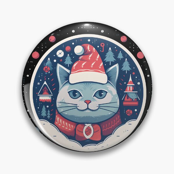 Item preview, Russian Blue Cat Xmas, Love Cats designed and sold by Logiamerch.