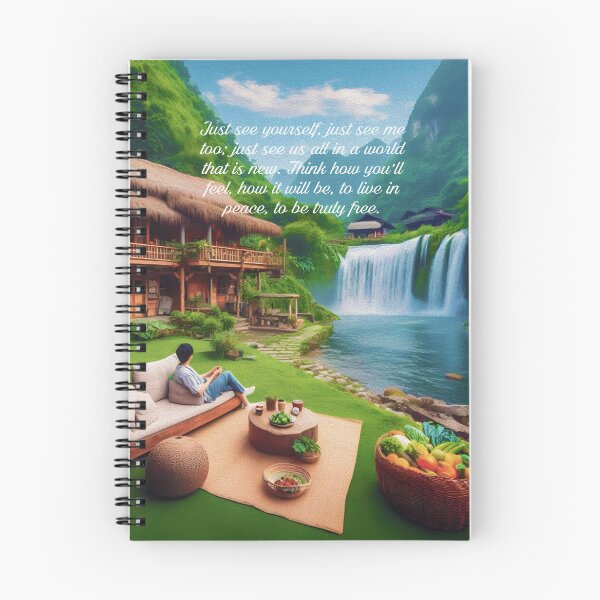 Item preview, See Yourself When All Is New (Design 1) designed and sold by Paper Bee Gift Shop.