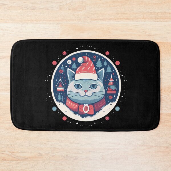 Item preview, Russian Blue Cat Xmas, Love Cats designed and sold by Logiamerch.
