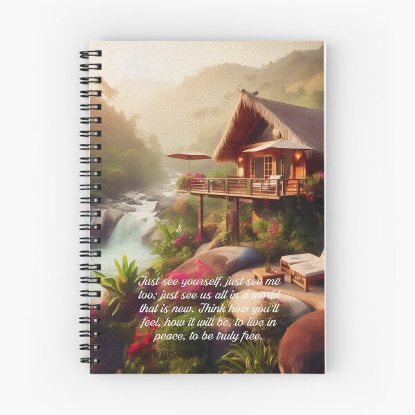 Item preview, See Yourself When All Is New (Design 2) designed and sold by Paper Bee Gift Shop.