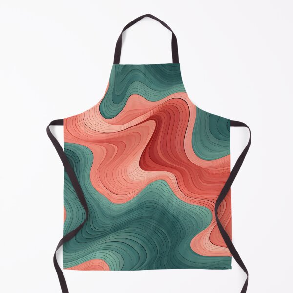 Item preview, Coral Currents: Dynamic Ebb and Flow in Teal designed and sold by VectorPlace.