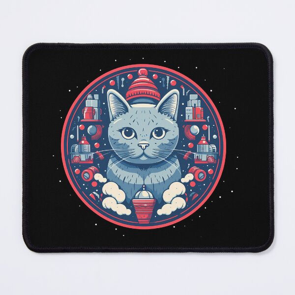 Item preview, Russian Blue Cat Xmas, Love Cats designed and sold by Logiamerch.