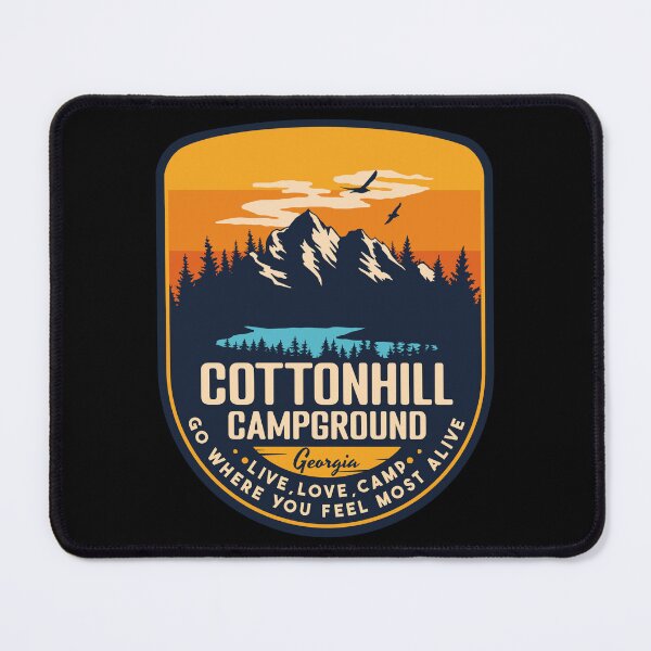 Item preview, Cottonhill Campground Georgia GA Badge Forest and Wilderness designed and sold by mountainfad.