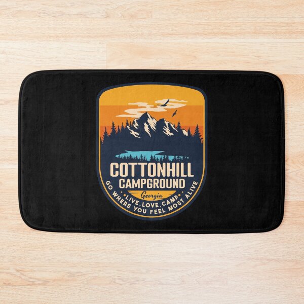 Item preview, Cottonhill Campground Georgia GA Badge Forest and Wilderness  designed and sold by mountainfad.