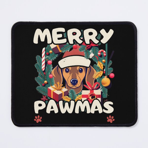 Item preview, Merry Pawmas Daschund Christmas designed and sold by EdytaGister.