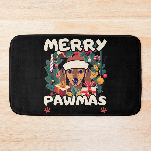 Item preview, Merry Pawmas Daschund Christmas designed and sold by EdytaGister.