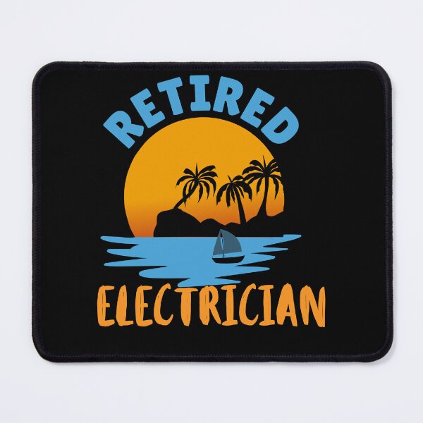 Item preview, Retired Electrician designed and sold by WenegeeDesigns.