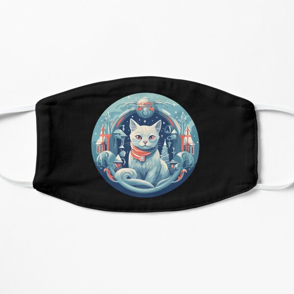 Blue Russian x ragdoll cat therian mask design by FrolickingFinn