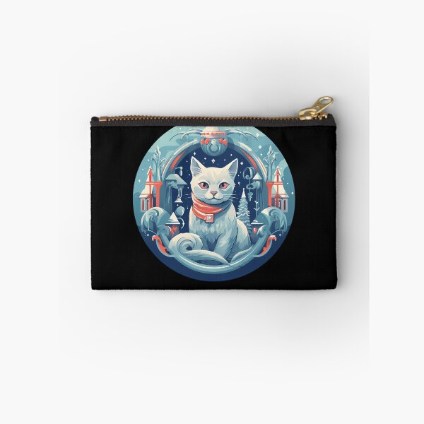 Item preview, Russian Blue Cat Xmas, Love Cats designed and sold by Logiamerch.