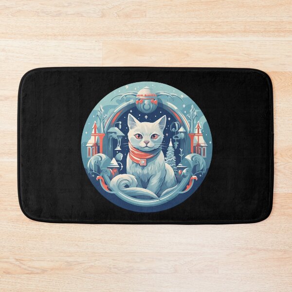 Item preview, Russian Blue Cat Xmas, Love Cats designed and sold by Logiamerch.
