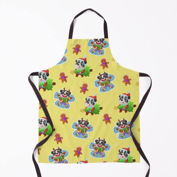 Artikelvorschau, Lebkuchenpanda Weihnachtsbaumstern Weihnachtsmann entworfen und verkauft von Folomkina-store.