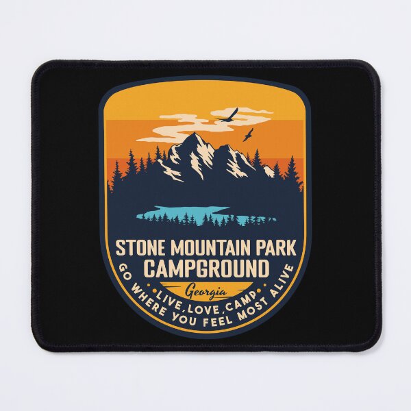 Item preview, Stone Mountain Park Campground Georgia GA Badge Forest and Wilderness designed and sold by mountainfad.