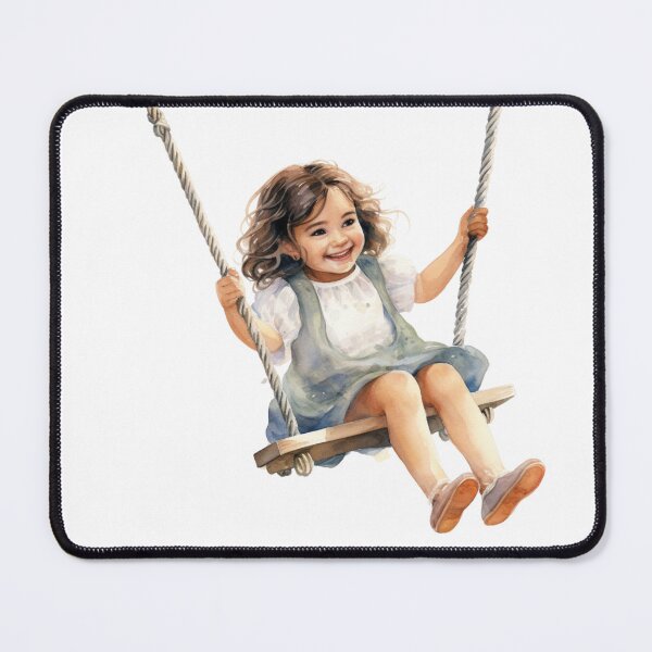 Item preview, Girl on a Swing designed and sold by Sketch-Shack.