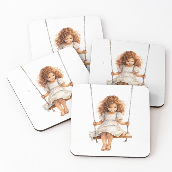 Item preview, Girl on a Swing designed and sold by Sketch-Shack.