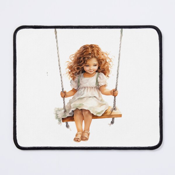 Item preview, Girl on a Swing designed and sold by Sketch-Shack.
