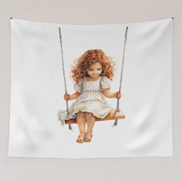 Item preview, Girl on a Swing designed and sold by Sketch-Shack.