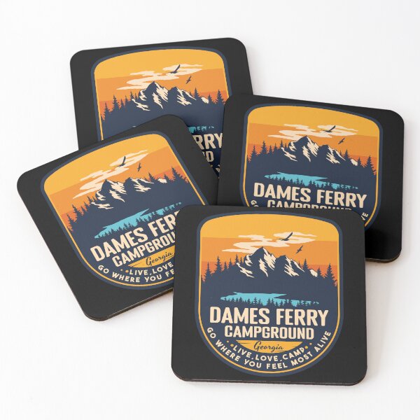 Item preview, Dames Ferry Campground Georgia GA Badge Forest and Wilderness  designed and sold by mountainfad.