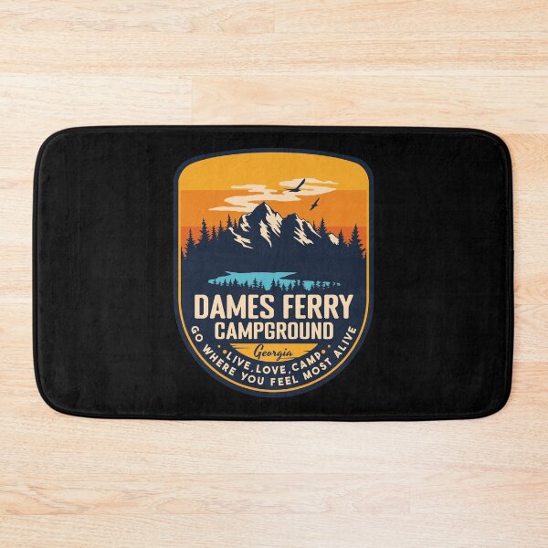 Item preview, Dames Ferry Campground Georgia GA Badge Forest and Wilderness  designed and sold by mountainfad.