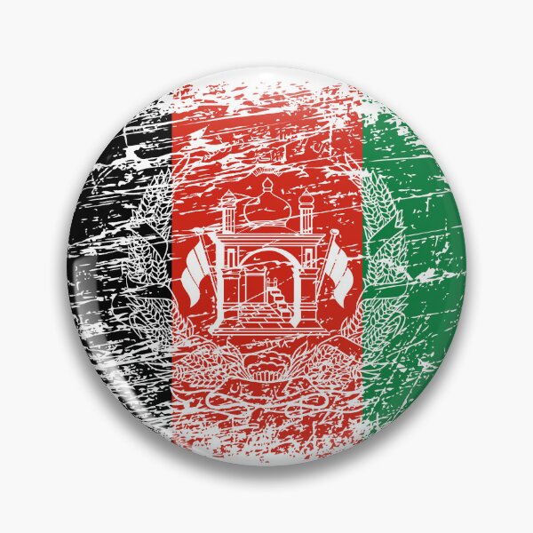 Item preview, Afghanistan flag flag used look designed and sold by GeogDesigns.