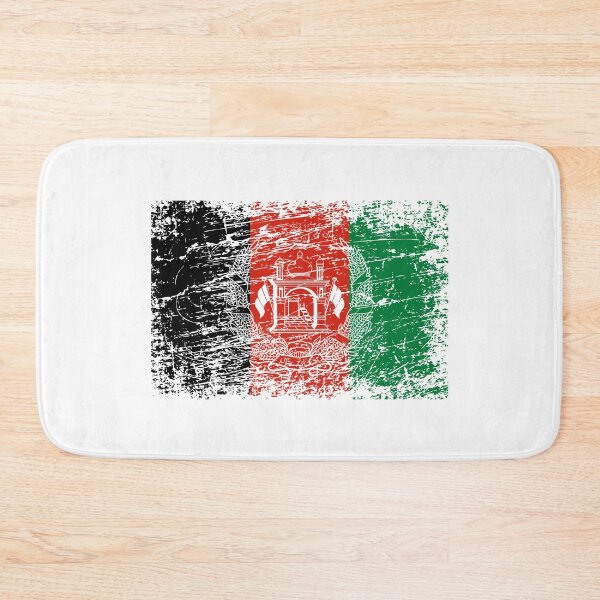 Item preview, Afghanistan flag flag used look designed and sold by GeogDesigns.