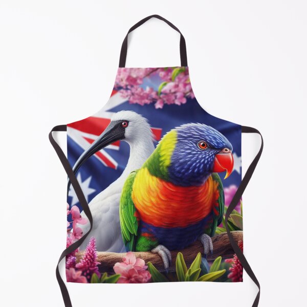 Item preview, Rainbow lorikeet and bin chiken designed and sold by ArminGreen.