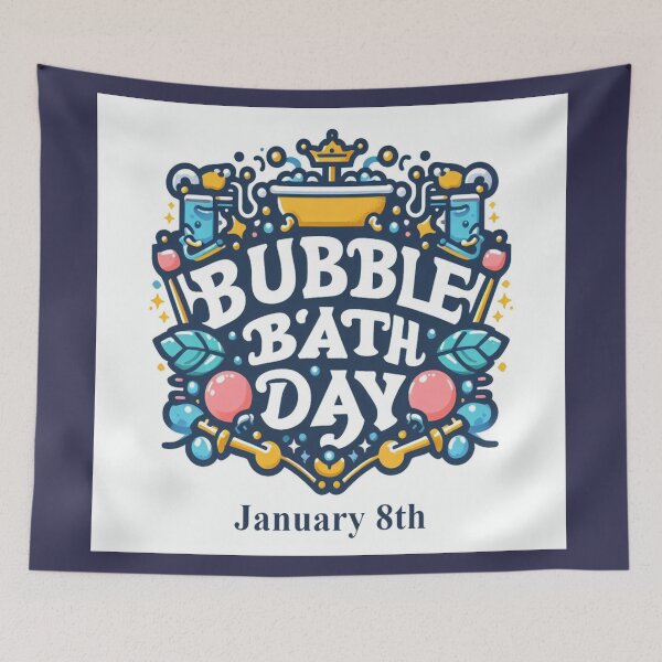 Item preview, Jan 8th - Bubble Bath Day designed and sold by CrankyOldDude.