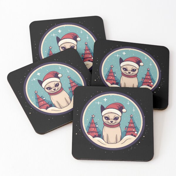 Item preview, Siamese Cat Xmas, Love Cats designed and sold by Logiamerch.