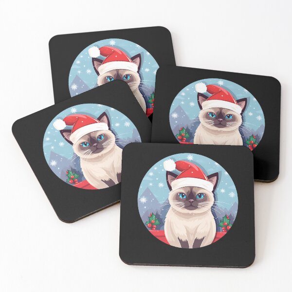 Item preview, Siamese Cat Xmas, Love Cats designed and sold by Logiamerch.