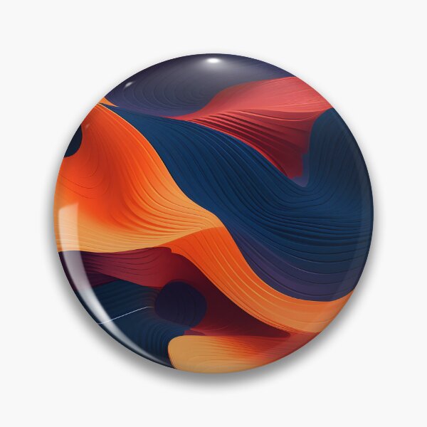 Item preview, Energetic Abstraction: Vivid Flames on Ocean Waves designed and sold by VectorPlace.