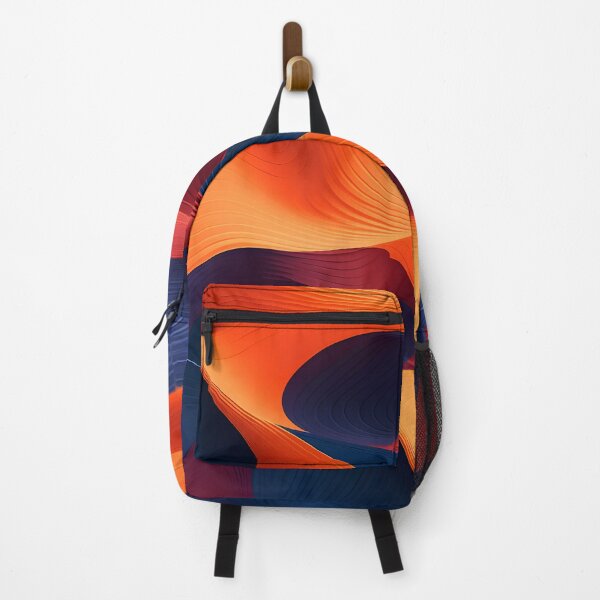 Item preview, Energetic Abstraction: Vivid Flames on Ocean Waves designed and sold by VectorPlace.
