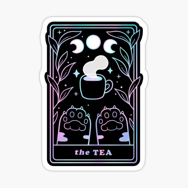 Item preview, The Tea Cat Tarot // Black Rainbow | Nikury designed and sold by nikury.