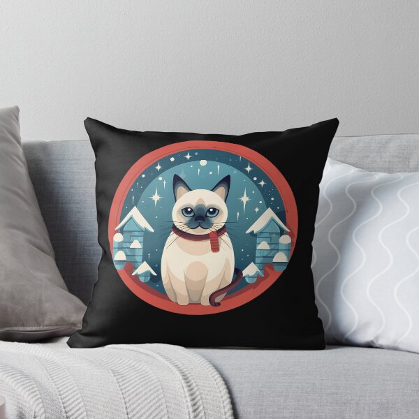 Item preview, Siamese Cat Xmas, Love Cats designed and sold by Logiamerch.