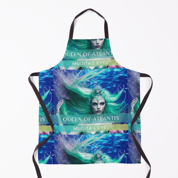 Item preview, Colorful "Queen of Atlantis" Colorful  Divine Feminine Sticker designed and sold by MuditasEyes.