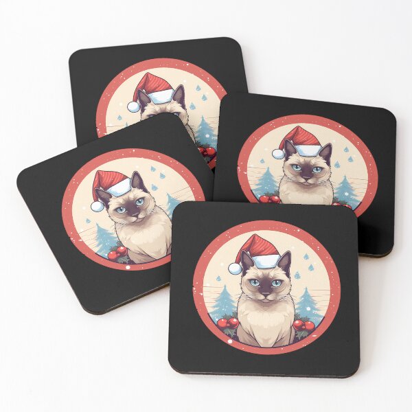 Item preview, Siamese Cat Xmas, Love Cats designed and sold by Logiamerch.