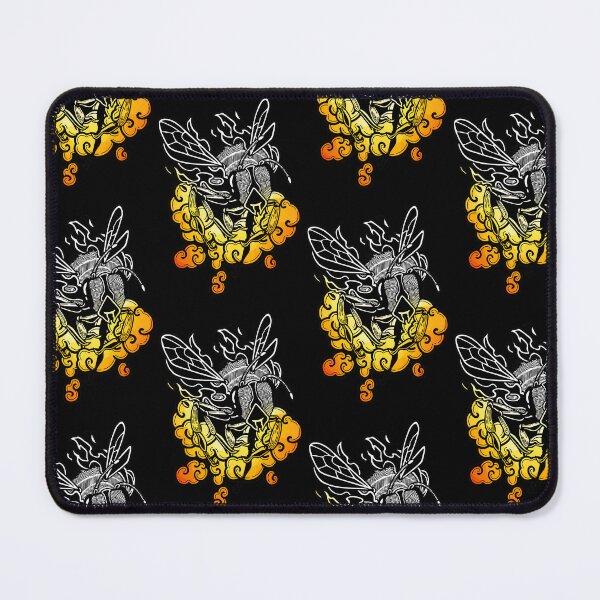 Item preview, Black and White Wasp Leaving a Plume of Gold Dust designed and sold by FFgraphix-za.