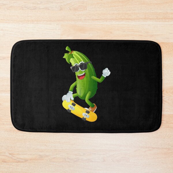 Item preview, Skateboarding with Cucumbers designed and sold by sanna-black.