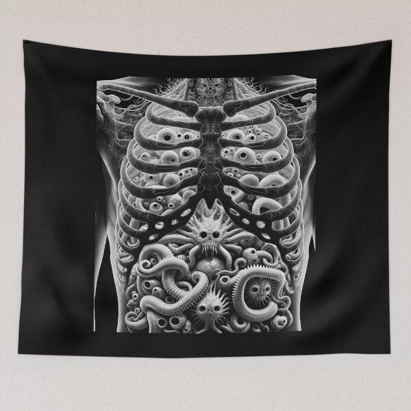 Item preview, Cthuloid X-ray 1 designed and sold by Matthew Kinnersly.