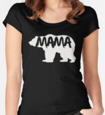 Mama Bear Women's Fitted Scoop T-Shirt