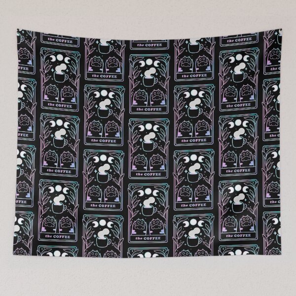 Item preview, The Coffee Cat Tarot // Black Rainbow | Nikury designed and sold by nikury.