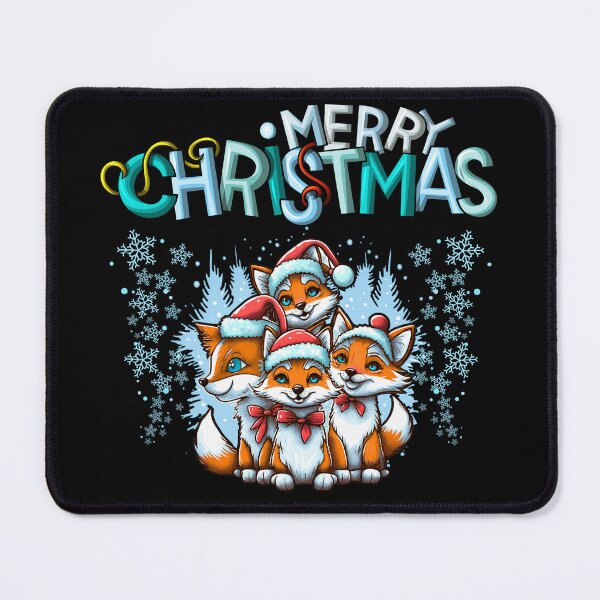 Item preview, Merry Christmas & Happy fox family! designed and sold by Chawineiei.